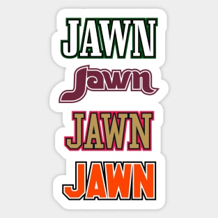 Throwback Philadelphia Sports Jawn Philly Birds Sticker